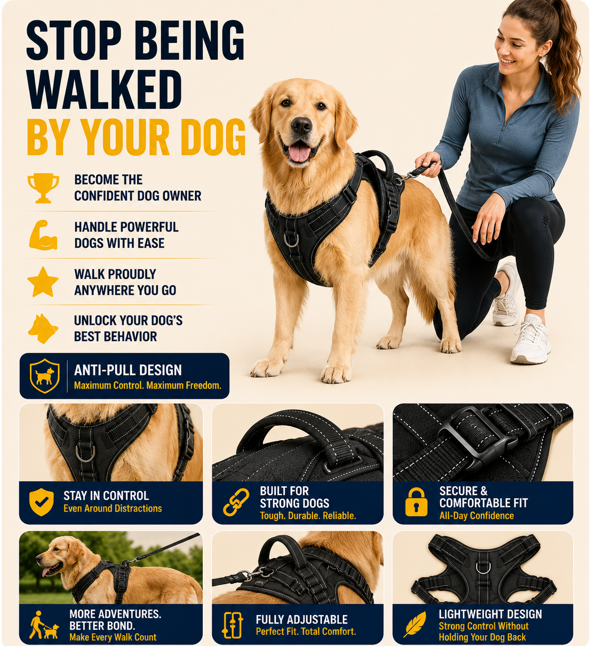 Anti-Pull Dog Harness